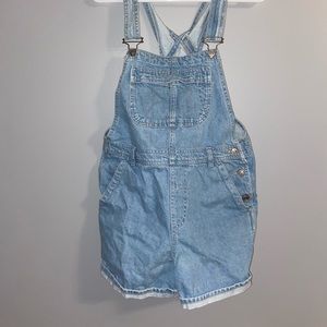 Topshop MOTO Overall Shorts